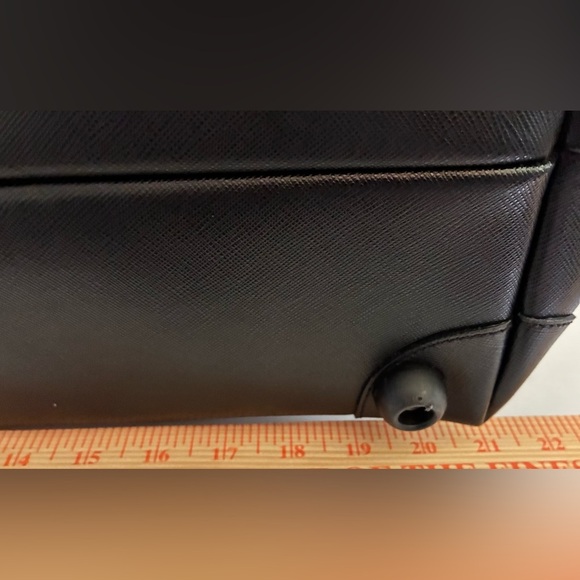 NWT Bric’s Milano Vareze Black Holdall Vera Pelle Weekender Bag Made in Italy - Picture 14 of 15